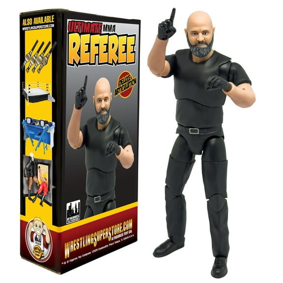 Ultimate MMA Referee With Deluxe Articulation for UFC MMA Action Figures