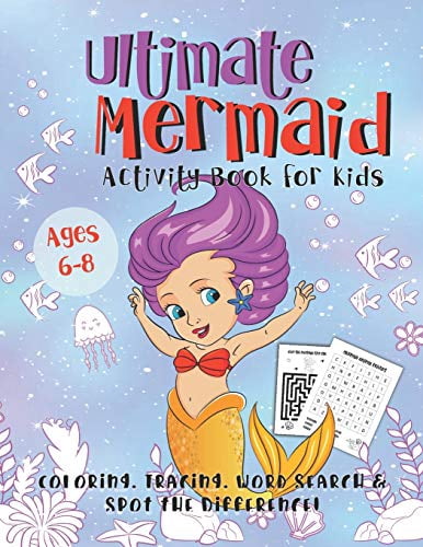 Mermaid Ineractive Book Ultimate Mermaid Activity Book for Kids: A Fun Gift Idea for Girls Ages ...