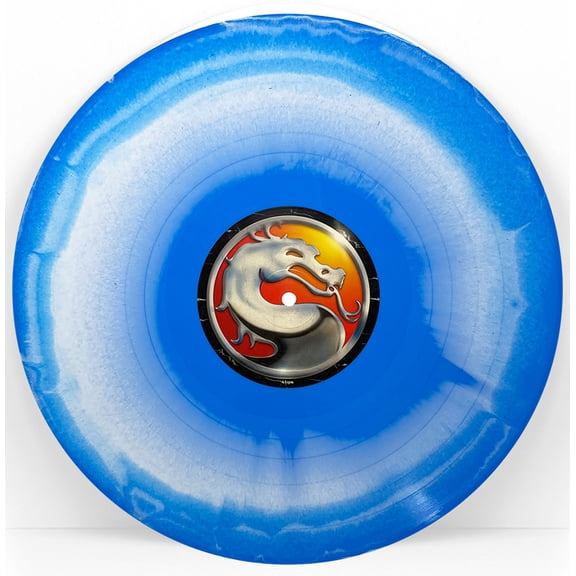 Ultimate Mortal Kombat 3: Music From The Arcade Games Exclusive Blue and White Swirl Vinyl LP Record by Dan Forden