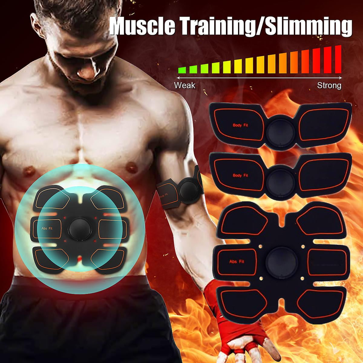 Ultimate Muscle Abs Stimulator Training Gear Trainer Body Ems Exercise