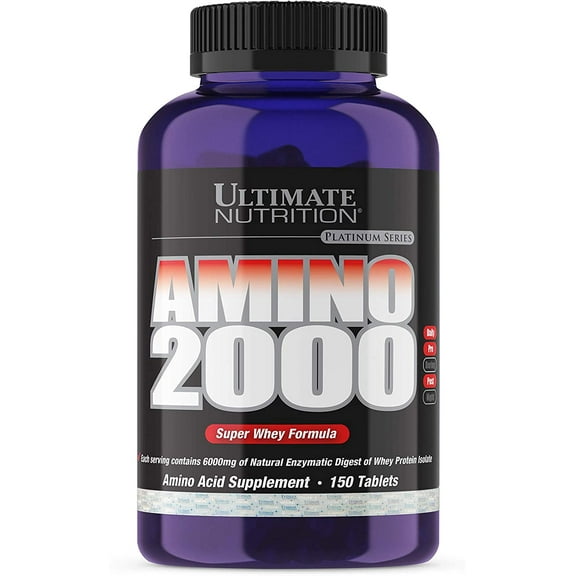 Ultimate Nutrition Amino 2000 Super Whey Formula Tablets, 2000 mg, 150-Count Bottles