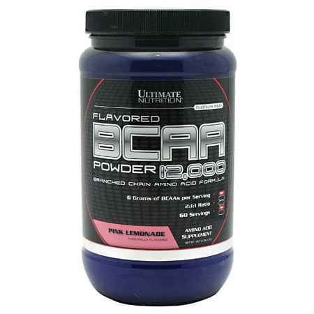 Ultimate Nutrition BCAA 12,000 - Pink Lemonade, 457 Grams