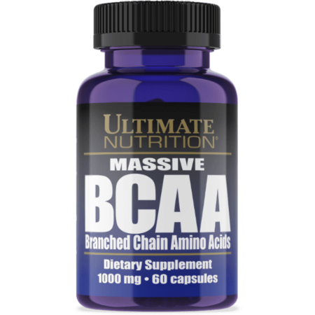 Ultimate Nutrition BCAA Branched Chain Amino Acids 1000 mg 60 Capsules