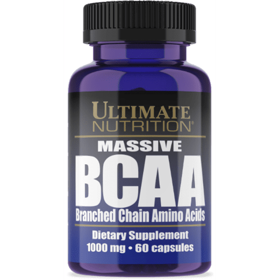 Ultimate Nutrition BCAA Branched Chain Amino Acids 1000 mg 60 Capsules