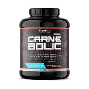 Ultimate Nutrition Carnebolic Lactose Free Protein Isolate Powder, Blue Raspberry, 60 Servings