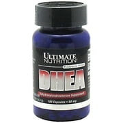 Ultimate Nutrition DHEA-Dehydroepiandrosterone Supplement, 100 Capsules 2 Pack