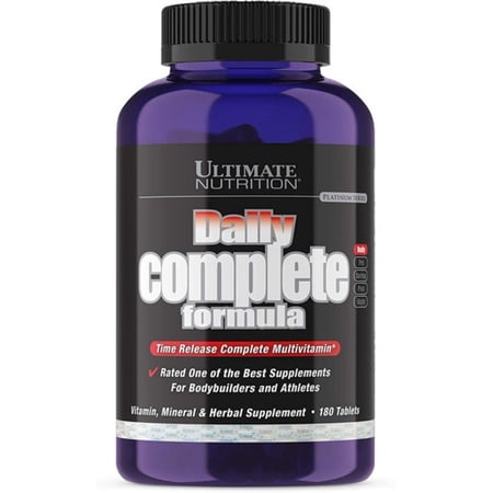 Ultimate Nutrition Daily Complete Formula ,Vitamin A ,Amino Acid Supplement-Unisex 180 Tab