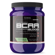 Ultimate Nutrition Flavored BCAA 12,000 Powder - Amino Acid Supplement for Muscle Building and Recovery, Watermelon, 30 Servings
