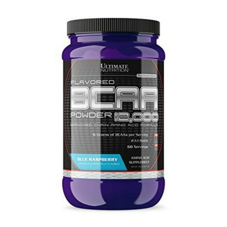 Ultimate Nutrition Flavored BCAA Powder 12000,Amino Acid Supplement, Post Workout Muscle Recovery