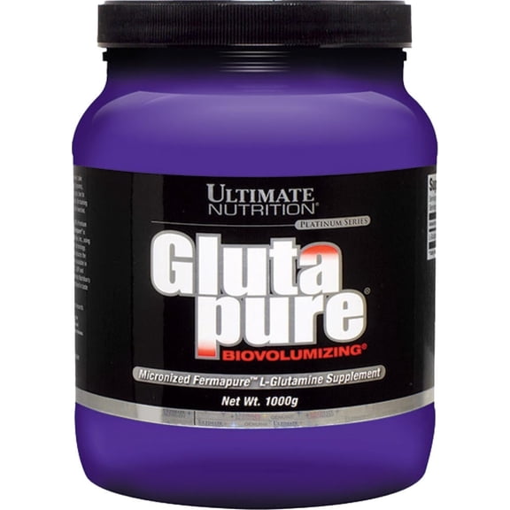 Ultimate Nutrition GlutApure L-Glutamine Powder, Unflavored, 1,000 g, 200 Servings