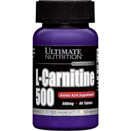 Ultimate Nutrition I-Carnitine 500,Amino Acid Supplement - 60 Tablets