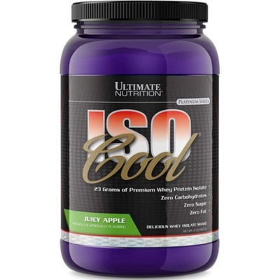 Ultimate Nutrition ISO Cool Keto Friendly Whey Isolate Powder Protein-2lb