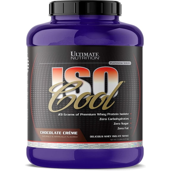 Ultimate Nutrition ISO Cool Whey Protein Isolate Powder- 5lb