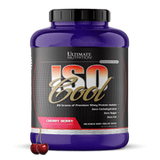 Ultimate Nutrition ISO Cool Whey Isolate, Cherry Berry, 2 lb