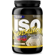 Ultimate Nutrition ISO Sensation 93 Whey Protein Isolate Powder, Vanilla Bean, 2 Pounds