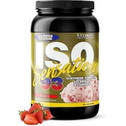 Ultimate Nutrition ISO Sensation 93 Whey Isolate, Strawberry, 2 lb