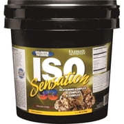 Ultimate Nutrition ISO Sensation 93 Whey Isolate, Chocolate Fudge, 5 lb