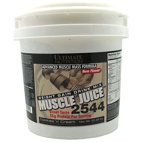 Ultimate Nutrition Muscle Juice 2544 Weight Gainer Protein Powder, Cookies & Cream, 13.2 lb