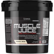 Ultimate Nutrition Muscle Juice Revolution 2600 Weight Gainer, Intestinal Health, Muscle Recovery with Glutamine, Micellar Casein and Time Release Complex Carbohydrates, Cookies N Cream Powder, 11.1 P