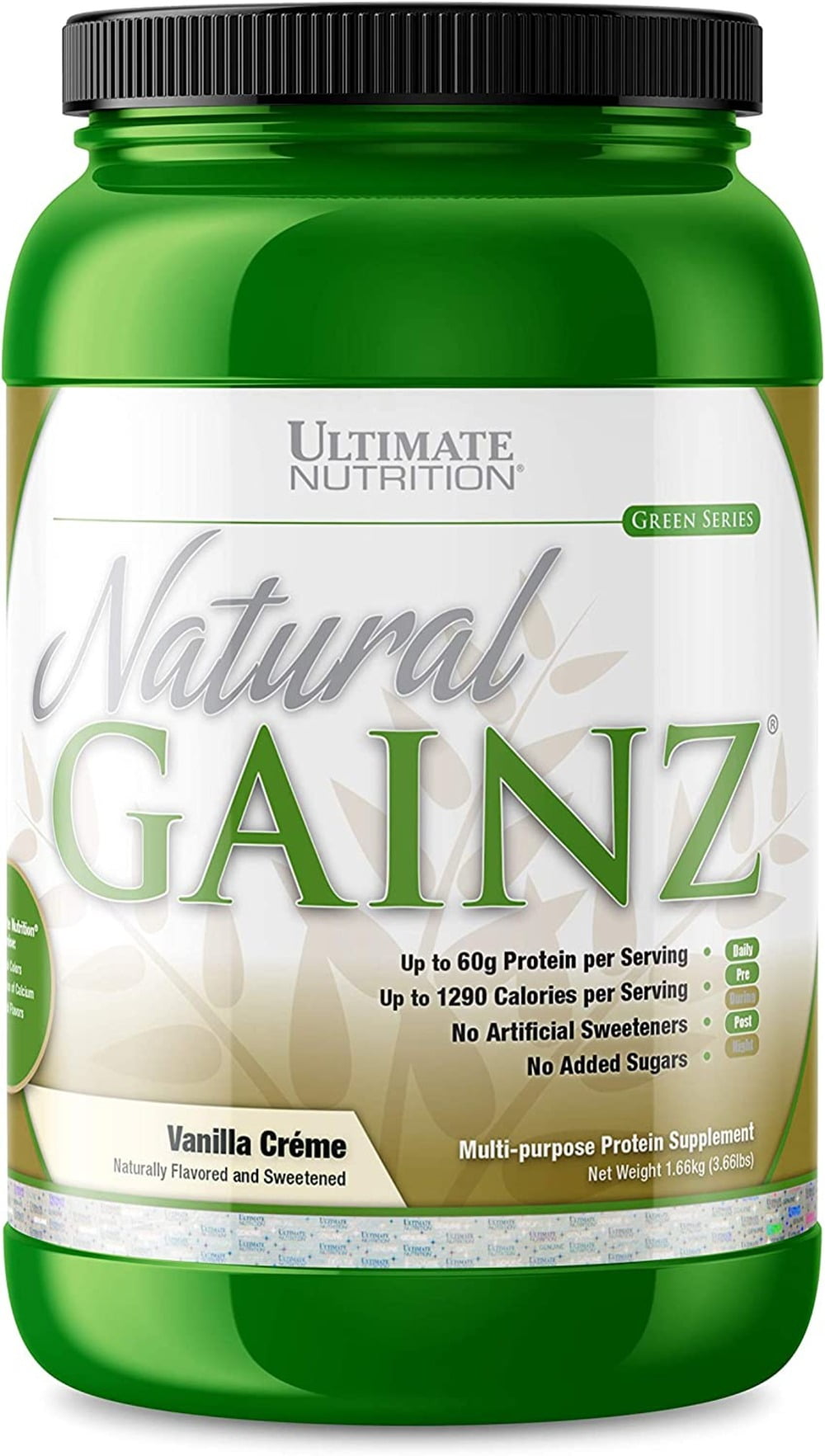 Ultimate Nutrition Natural Gainz Whey Isolate Protein Powder-3.6lb