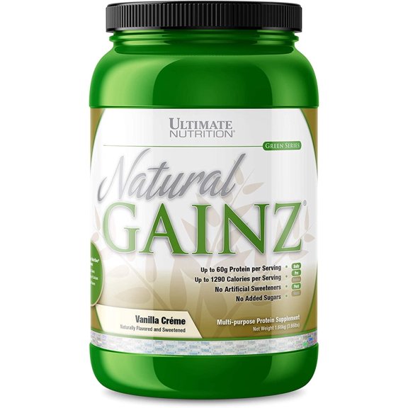 Ultimate Nutrition Natural Gainz Whey Isolate Protein Powder-3.6lb