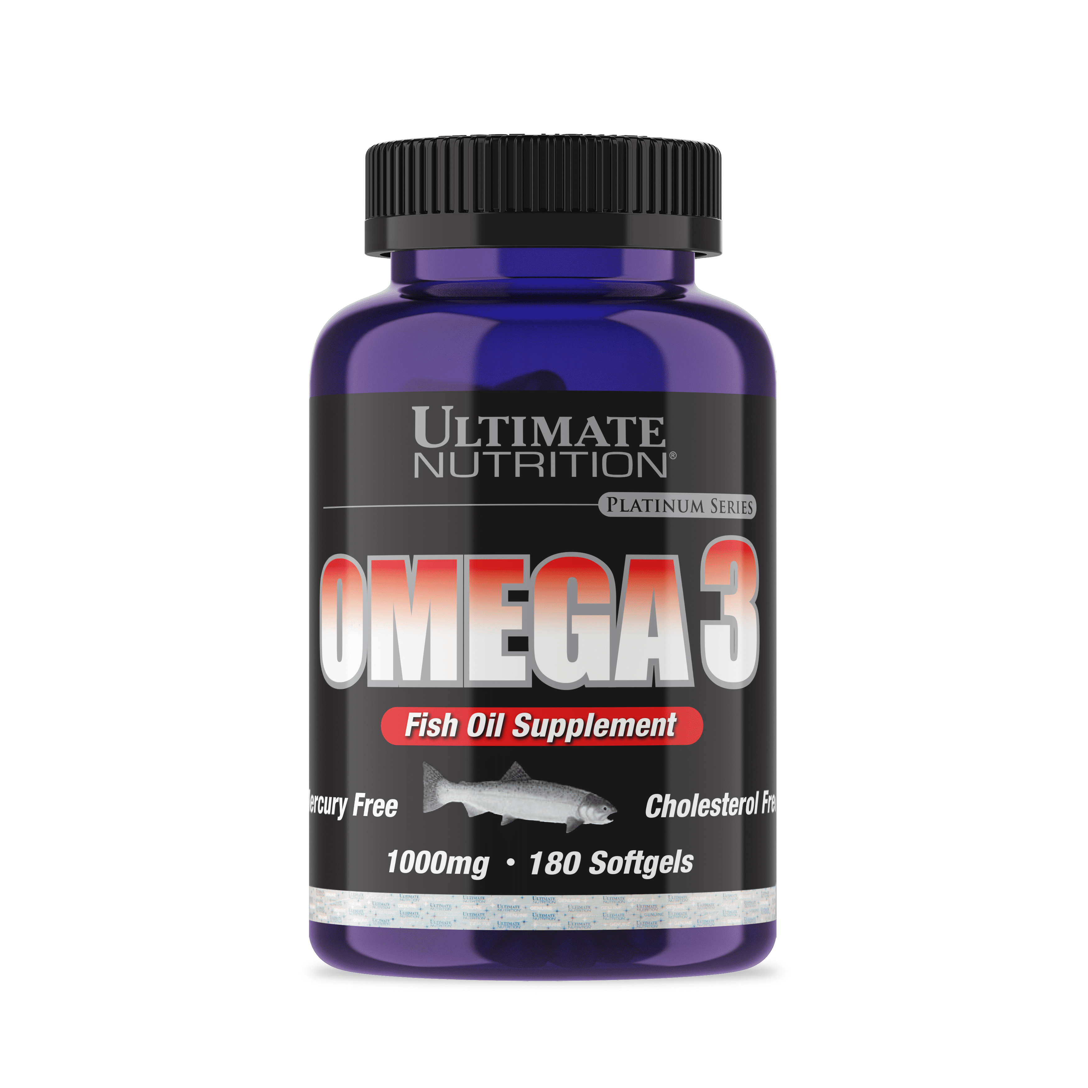 Ultimate Nutrition Omega 3 Fish Oil Supplement, 1000mg, 180 Softgels