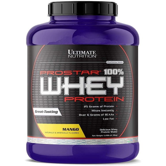 Ultimate Nutrition Prostar 100% Whey Protein Powder Mango, 5.28 Pounds