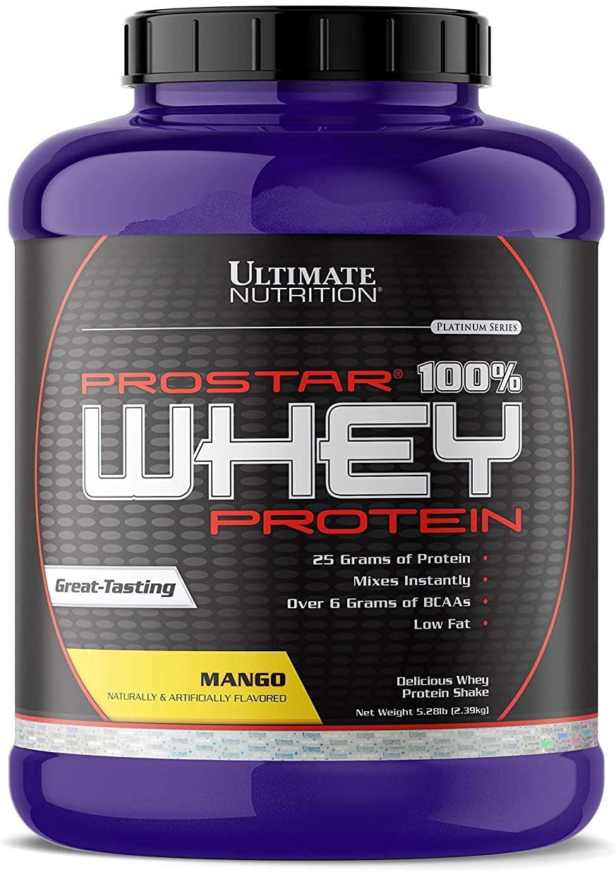 Ultimate Nutrition Prostar 100% Whey Protein Powder Mango, 5.28 Pounds