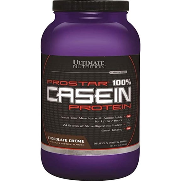 Ultimate Nutrition Prostar Casein Blend Protein Powder, Amino Acid -2lb