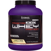 Ultimate Nutrition Prostar Whey Protein Isolate, Vanilla Cr me, 5.28 lb | 25g Whey Protein Isolate Per Serving, Low Carb, Low Fat, Over 6g BCAAs, Fast Absorbing Formula For Muscle Gain And Recovery