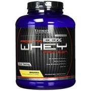 Ultimate Nutrition Prostar Whey Protein Powder Blend of Whey Concentrate Isolate and Peptides - Low Carb, Keto Friendly, 25 Grams of Protein - 80 Servings, Banana, 5 Pounds