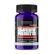 Ultimate Nutrition Saw Palmetto Softgels,Herbal Supplements 100 Gels.