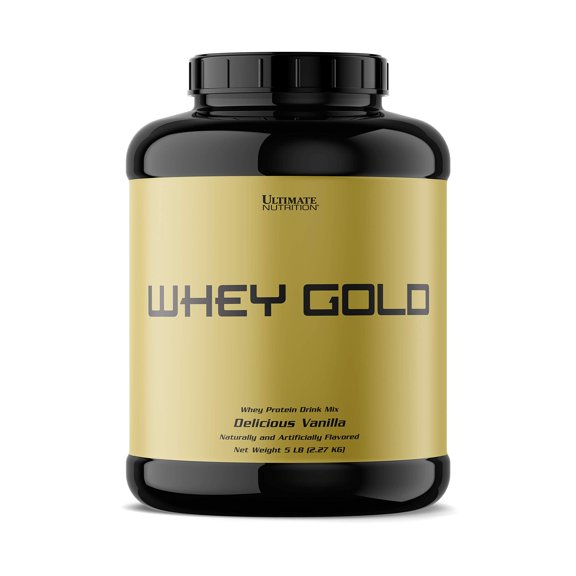 Ultimate Nutrition 100% Whey Gold Protein Powder - 20g of Amino Acids and Protein Per Serving, Vanilla, 5 Pounds