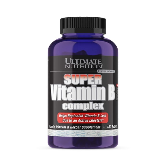Ultimate Nutrition Vitamin B Complex Vitamin, Herbal Supplement ,150 Tab.