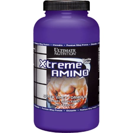 Ultimate Nutrition Xtreme Amino Whey Protein Concentrate-Muscle Recovery-330 Chewable Tablets