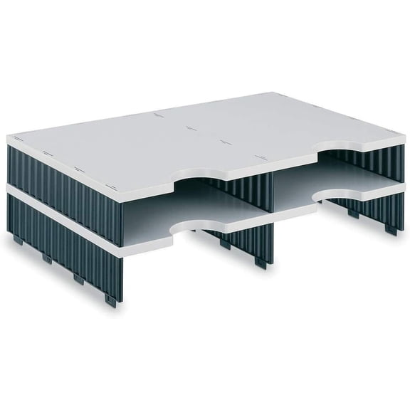 TierDrop Literature Organizer/Forms Sorter, 4-Compartment Add-On