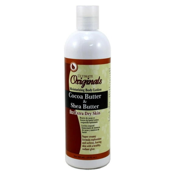Ultimate Originals Body Lotion Cocoa Butter & Shea Butter 12oz (Pack of 2)