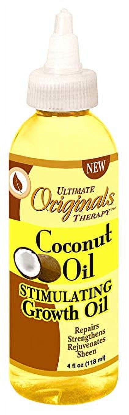 Ultimate Originals Coconut Oil Stimulating Hair Growth Hair Oil, 4 Oz, 3 Pack