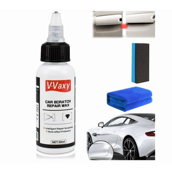 Ultimate Paint Restorer, V-Vaxy Car Scratch Repair Wax, Car Buff Out Scratch-50ml*1set