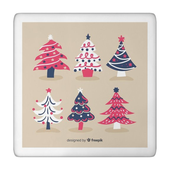 Ultimate Party Tablecloth for Christmas, 34x34 Square with Elasticized Fabric, Ensures a Wrinkle-Free Cover That is Both Decorative and Protective for Surfaces