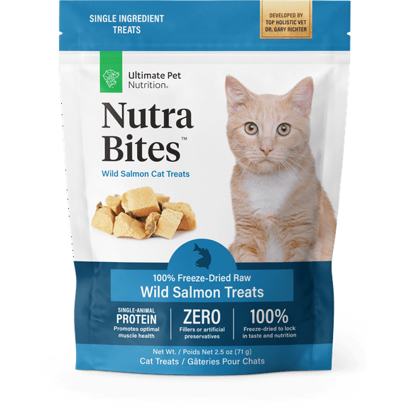 Ultimate Pet Nutrition Nutra Bites Wild Salmon for Cats