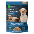 thumbnail image 1 of Ultimate Pet Nutrition Nutra Complete Plus Bone Broth Fish & Beef Dog Food 16 oz., 1 of 7