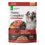 Ultimate Pet Nutrition Nutra Complete Premium Beef Freeze-Dried Raw Dog Food 16 oz.