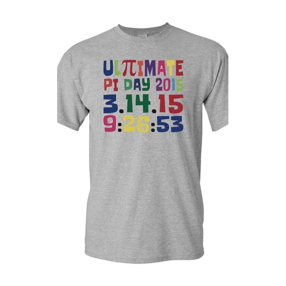 Ultimate Pi Day 3.14 Color Up Adult DT T-Shirt Tee