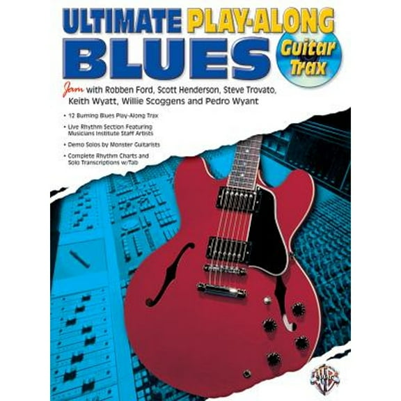 Pre-Owned Ultimate Play-Along Guitar Trax Blues: Book & CD [With CD (Audio)] (Paperback) 1576235815 9781576235812