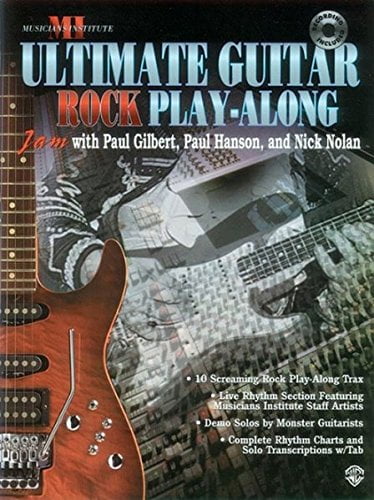 Ultimate Play-Along Guitar Trax Rock: Book  CD