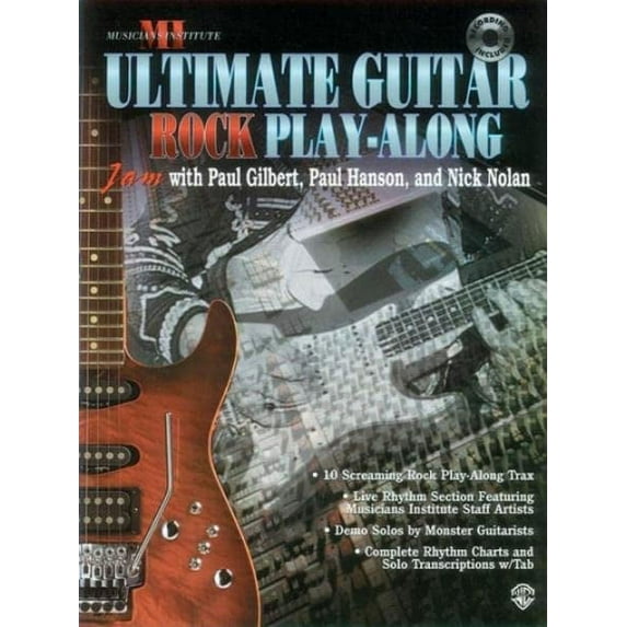 Pre-Owned Ultimate Play-Along Guitar Trax: Rock (Ultimate Guitar Play-Along) Paperback