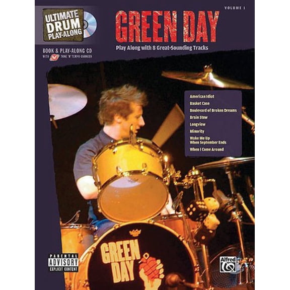 Pre-Owned Ultimate Drum Play-Along Green Day: Play Along with 8 Great-Sounding Tracks, Book & CD (Paperback) 0739044311 9780739044315