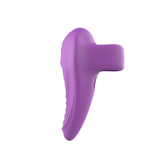 Ultimate Pleasure Tool for Couples and Solo Play - Finger Vibe for Intense Sensations, Clit and Testicle Stimulation, Vaginal Penetration - Easy to Use and Clean - Hypoallergenic Silicone