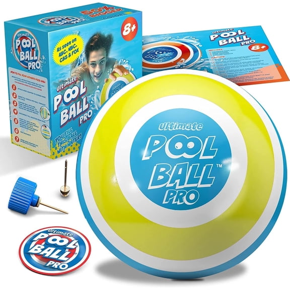 The Ultimate Pool Ball - Fill It with Water to Play Underwater Games! Best Pool Toys for Kids Ages 8+ - Fun Summer Toy for Boys & Gift Ideas for Ages 8+ Girls & Teens
